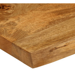 Dessus de table 70x60x2,5 cm bord vivant bois massif manguier