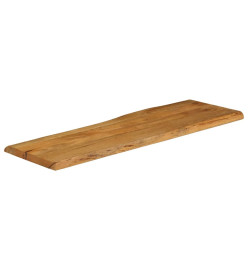 Dessus de table 120x40x3,8 cm bord vivant bois massif manguier