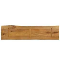 Dessus de table 180x40x2,5 cm bord vivant bois massif manguier