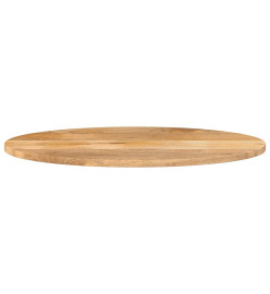 Dessus de table 120x50x2,5 cm ovale bois massif de manguier