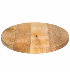 Dessus de table 120x50x2,5 cm ovale bois massif de manguier