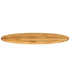 Dessus de table 140x50x2,5 cm ovale bois massif de manguier