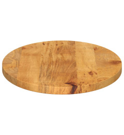 Dessus de table 140x50x2,5 cm ovale bois massif de manguier