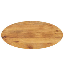 Dessus de table 110x50x3,8 cm ovale bois massif de manguier