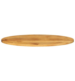 Dessus de table 110x50x3,8 cm ovale bois massif de manguier