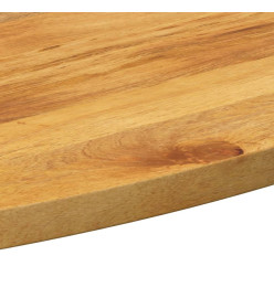 Dessus de table 110x50x3,8 cm ovale bois massif de manguier