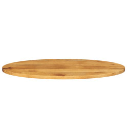 Dessus de table 90x40x2,5 cm ovale bois massif de manguier