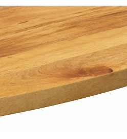 Dessus de table 90x40x2,5 cm ovale bois massif de manguier