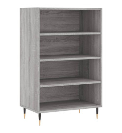 Buffet haut sonoma gris 57x35x90 cm bois d'ingénierie