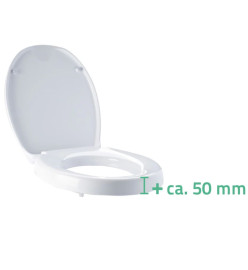 RIDDER Siège de toilette fermeture en douceur Premium Blanc A0070700