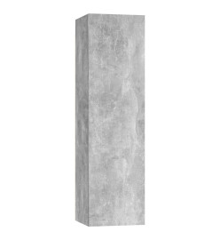 Ensemble de meuble TV 5 pcs Gris béton Aggloméré