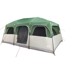 Tente de cabine familiale 9 personnes vert imperméable