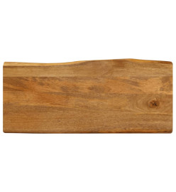 Dessus de table 90x40x2,5 cm bord vivant bois massif manguier