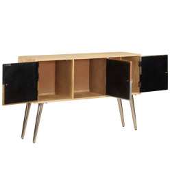 Buffet 120 x 30 x 75 cm Bois de manguier massif