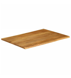 Dessus de table 110x80x3,8 cm bord vivant bois massif manguier