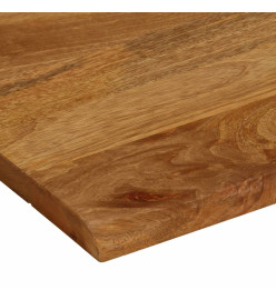 Dessus de table 110x80x3,8 cm bord vivant bois massif manguier