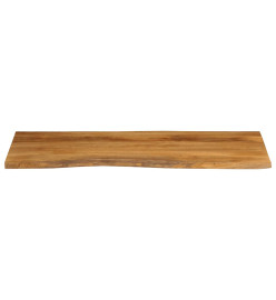 Dessus de table 140x60x2,5 cm bord vivant bois massif manguier