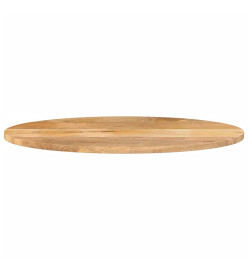 Dessus de table 140x50x2,5 cm ovale bois massif de manguier