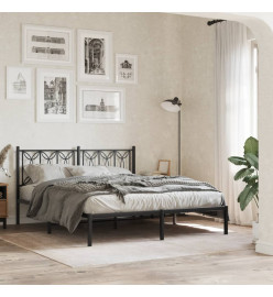 Tête de lit métal noir 160 cm