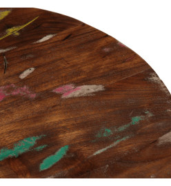 Dessus de table Ø 60x1,5 cm rond bois massif de récupération