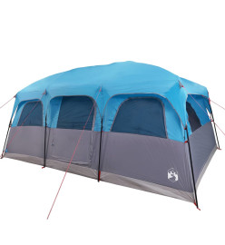 Tente de cabine familiale 9 personnes bleu imperméable