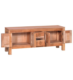 Meuble TV 110x30x45 cm Bois d'acajou massif