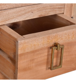 Meuble TV 110x30x45 cm Bois d'acajou massif