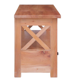 Meuble TV 115x30x40 cm Bois d'acajou massif