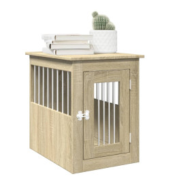 Meuble de cage pour chiens chêne sonoma 45x62x59 cm