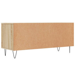 Meuble TV chêne sonoma 100x34,5x44,5 cm bois d'ingénierie