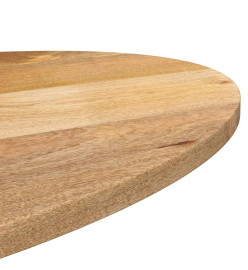 Dessus de table 120x50x3,8 cm ovale bois massif de manguier