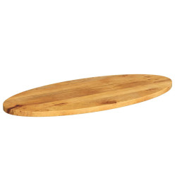 Dessus de table 80x40x3,8 cm ovale bois massif de manguier