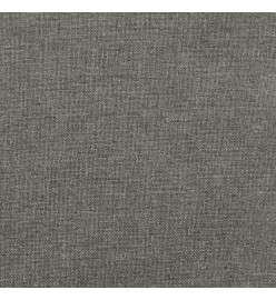 Coussin de banc de jardin gris foncé mélangé 120x50x7 cm tissu