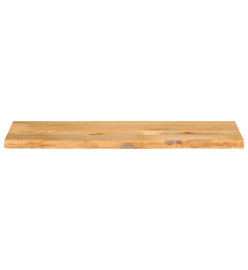 Dessus de table à bord vivant 110x30x3,8cm bois massif manguier