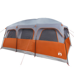 Tente de cabine familiale 9 personnes gris imperméable