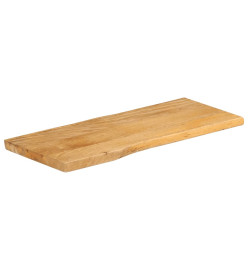 Dessus de table 100x40x3,8 cm bord vivant bois massif manguier