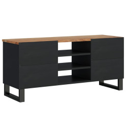 Meuble TV 100x33x46 cm bois d'acacia solide et d'ingénierie