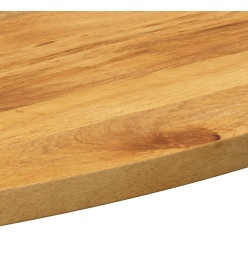 Dessus de table 120x60x3,8 cm ovale bois massif de manguier