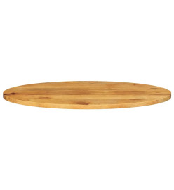 Dessus de table 100x40x2,5 cm ovale bois massif de manguier