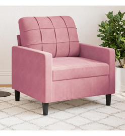 Fauteuil Rose 60 cm Velours