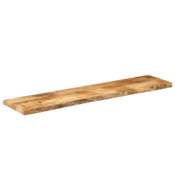 Dessus de table 140x20x3,8 cm bord vivant bois massif manguier