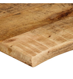 Dessus de table 140x60x2,5 cm bord vivant bois massif manguier