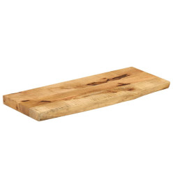 Dessus de table 90x30x2,5 cm bord vivant bois massif manguier