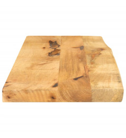 Dessus de table 90x30x2,5 cm bord vivant bois massif manguier