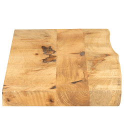 Dessus de table 110x30x2,5 cm bord vivant bois massif manguier