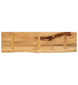 Dessus de table 110x30x2,5 cm bord vivant bois massif manguier