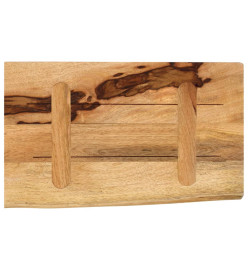 Dessus de table 60x30x3,8 cm bord vivant bois massif manguier