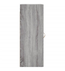 Armoire murale sonoma gris 34,5x34x90 cm bois d'ingénierie