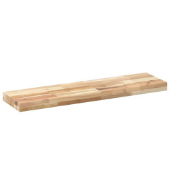 Étagères flottantes 2 pcs 100x20x4 cm acacia massif non traité