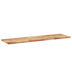 Dessus de table rectangulaire 140x40x2 cm bois massif d'acacia